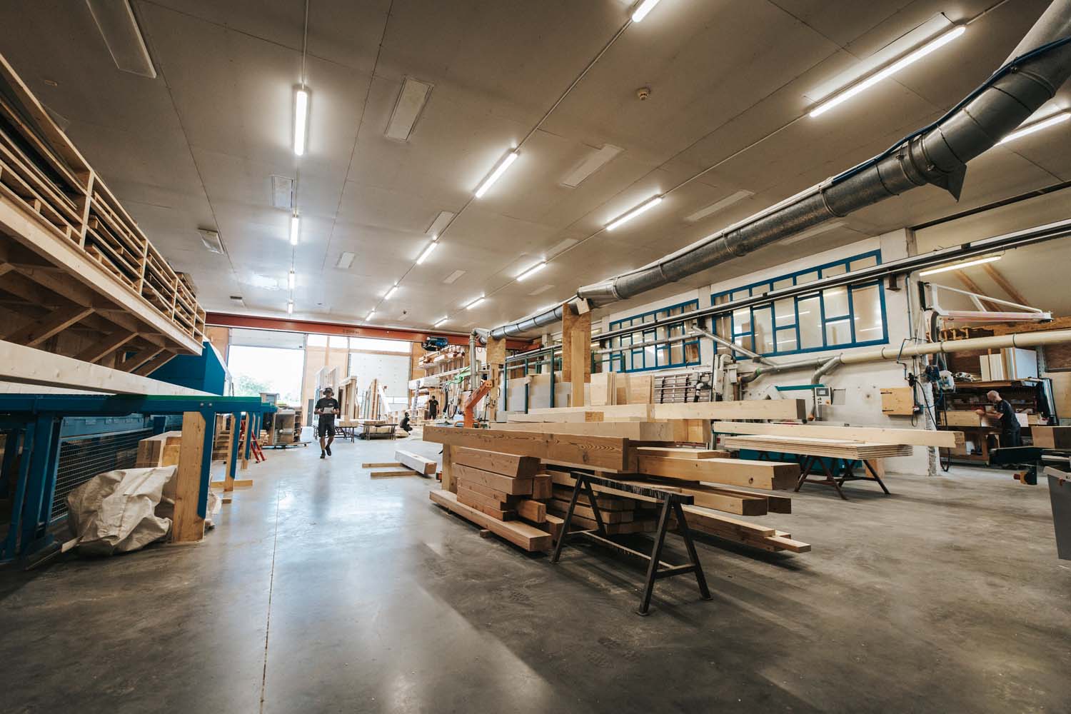 Photo de l'atelier de l'entreprise Jolly Constructions Bois